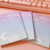 Large Memo Pad -- Fantasy Moonlight -- B Grade