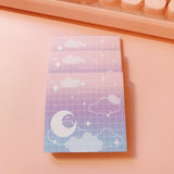 Small Memo Pad -- Cotton Candy Moonlight -- C Grade
