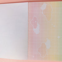 Large Memo Pad -- Rainbow Moonlight -- C Grade