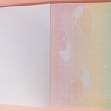 Large Memo Pad -- Rainbow Moonlight -- C Grade
