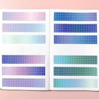Washi Tape - Celestial Gradient Grid