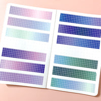 Washi Tape - Celestial Gradient Grid