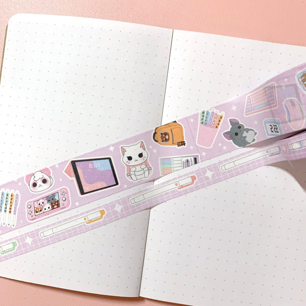 Washi Tape - 25mm/10mm Purple Pandy's Studio CMYK Washi Tape Set