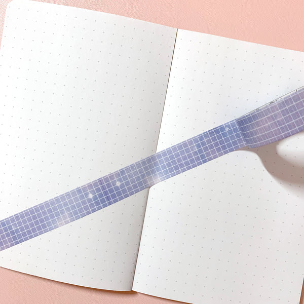 Washi Tape - Soft Galaxy Pink Grid