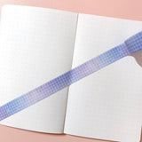 Washi Tape - Soft Galaxy Blue Grid