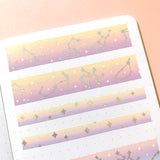Washi Tape - 15mm/7mm Dreamy Constellation Foiled Washi Tape Set