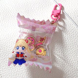 Sailor Moon Mahou Charm Candy Bag Shaker Charm Keychain