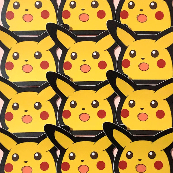 Surprised Pikachu Decal