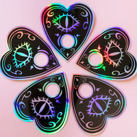 [WATERPROOF] Holographic Planchette with Cut Out Vinyl Decal