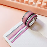 Washi Tape - Muted Grid 8 Piece Bundle (15mm/7mm)