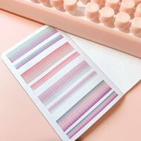 Washi Tape - Breeze Grid Set (15mm/7mm)