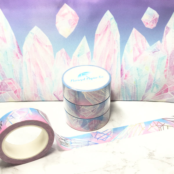 Daylight Shattered Crystals Foiled Washi
