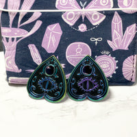 Dark Rainbow Planchette Enamel Pins