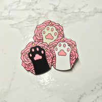 Cat Paw Enamel Pins