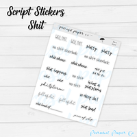 S011 - Shit Script Stickers