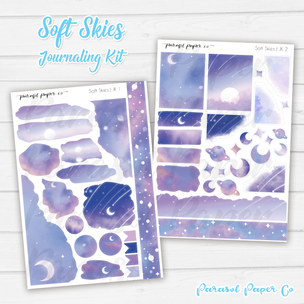 Journaling Kit - Soft Skies