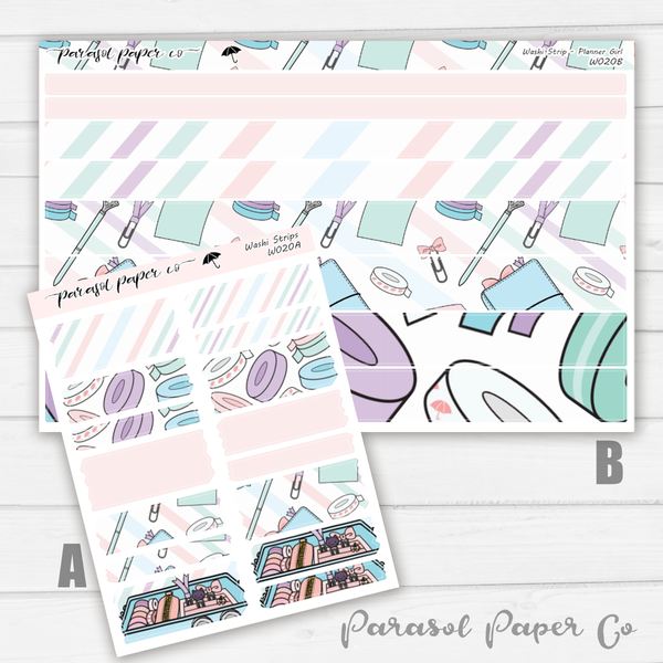 Washi Strips - Planner Girl - W020