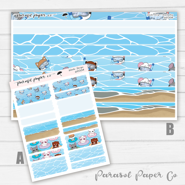 Washi Strips - Beach Day - W030