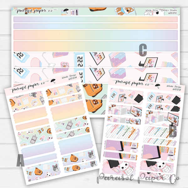 Washi Strips - Pandy's Studio - W031