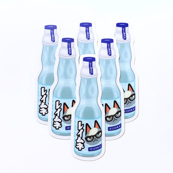 [WATERPROOF] ACNH Raymond Ramune Vinyl Sticker Decal (two sizes)