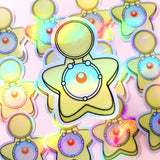 [WATERPROOF] Holographic Sailor Moon Orgel Star Locket Vinyl Sticker Decal