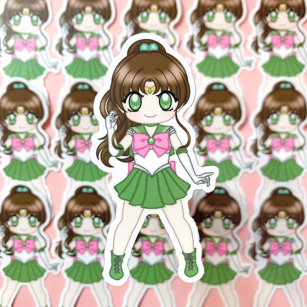 [WATERPROOF] Chibi Sailor Jupiter Vinyl Decal