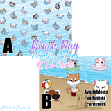 Beach Day - Vellum and Cardstock Papers