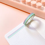 Washi Tape - 7mm Skinny Grid Washi Bundle (7 pieces)