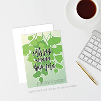 Plant Greeting Cards (Multiple Designs)