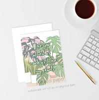 Plant Greeting Cards (Multiple Designs)