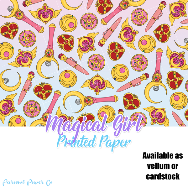 Magical Girl - Vellum and Cardstock Paper