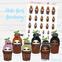 Chibi Girl - Gardening