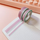 Washi Tape - Mermaid Grid Set (15mm/7mm)