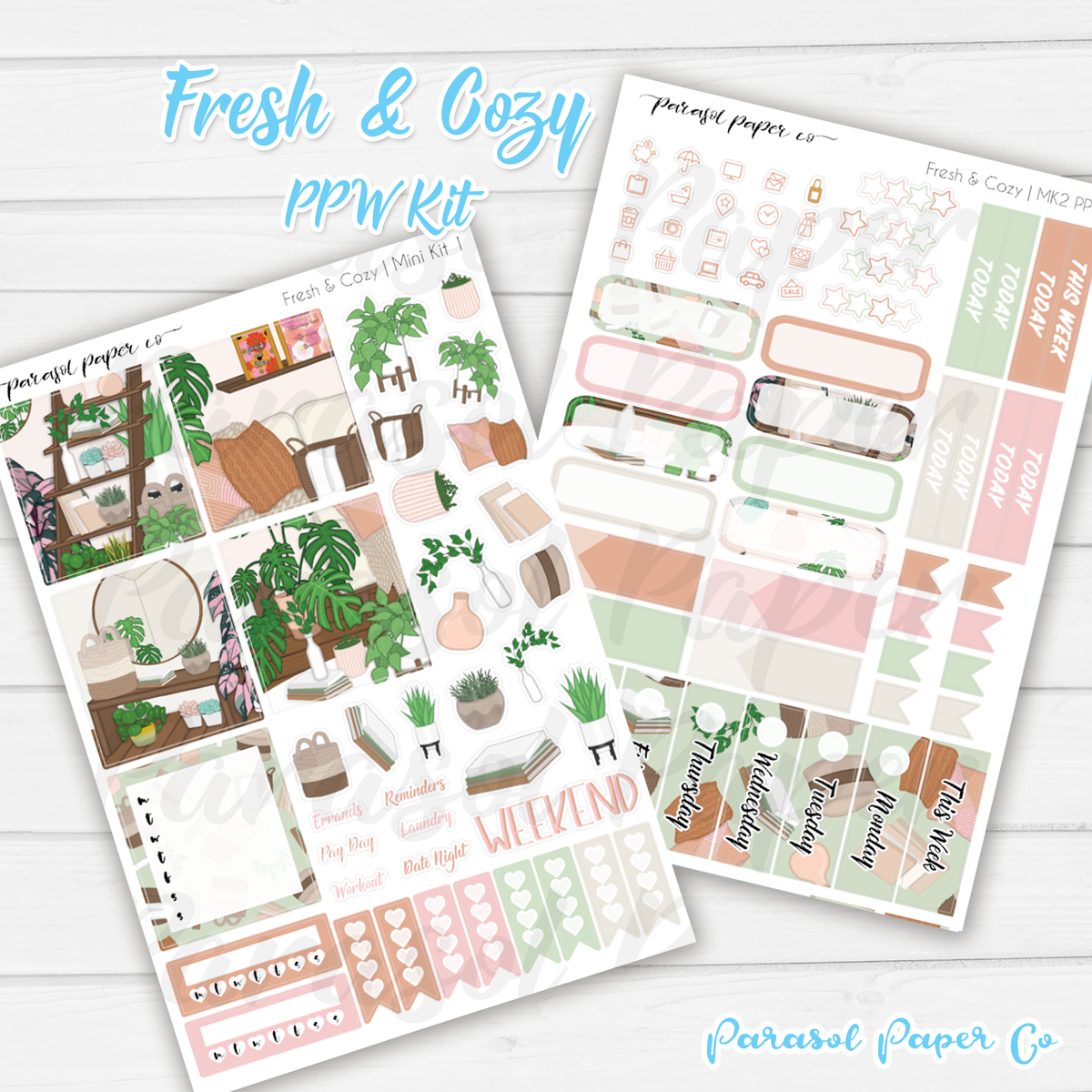 Ppw Paper PPW Mini Kit - Fresh & Cozy – Parasol Paper Co