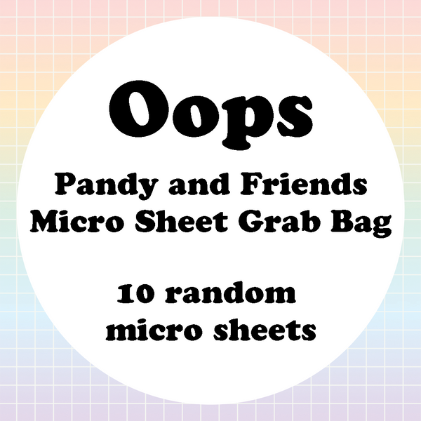 Oops - Pandy and Friends Micro Sheet Grab Bag