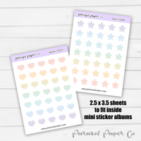 Tiny To-Go Sheet - Pastel Rainbow Gradient