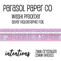 Ghouls Intentions Foiled Washi Set
