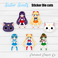 Sailor Scouts - Sticker Die Cut Packs