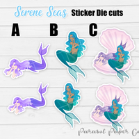 Serene Seas  - Sticker Die Cuts