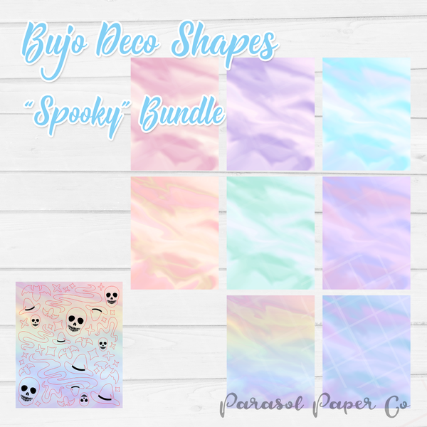 Bujo Deco Shapes - Spooky Bundle