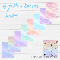 Bujo Deco Shapes - Spooky - BCS005