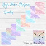 Bujo Deco Shapes - Spooky CLEAR - BCS005