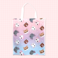 Pandy and Friends Logo Reusable Shopping Tote